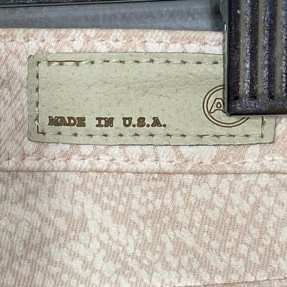 Adriano Goldschmied The Legging Ankle Super Skinny Ankle 26R Snake Print Pink - Picture 9 of 15